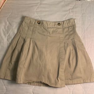 Khaki Girls’ Uniform Skirt
